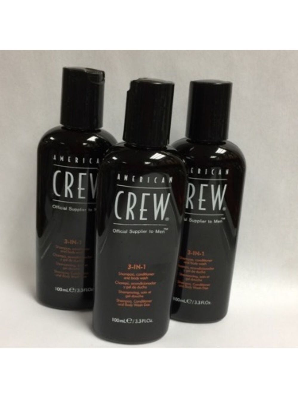 8 pc- American Crew  3 in 1 Classic  Men Body Wash